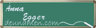Änna Egger Visitenkarte